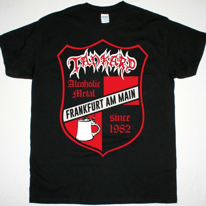 TANKARD MEUM EST PROPOSITUM IN TABERNA MORI NEW BLACK T SHIRT