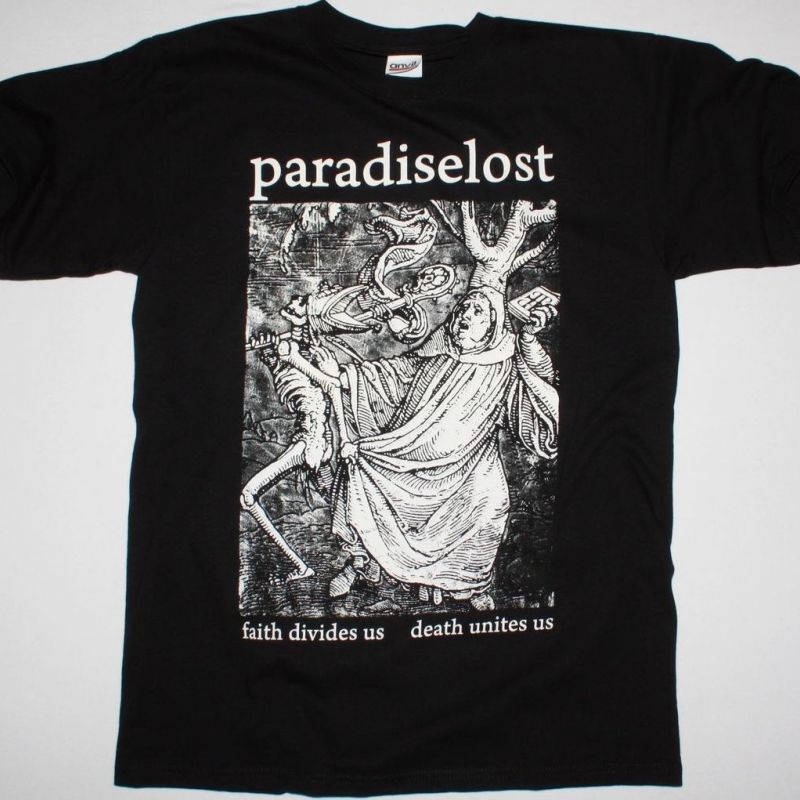 PARADISE LOST FAITH DIVADES US  NEW BLACK T-SHIRT