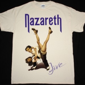 NAZARETH NO JIVE 91 NEW NATURAL COLOR T-SHIRT