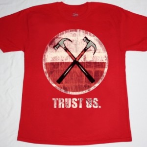 ROGER WATERS TRUST US  NEW RED T-SHIRT