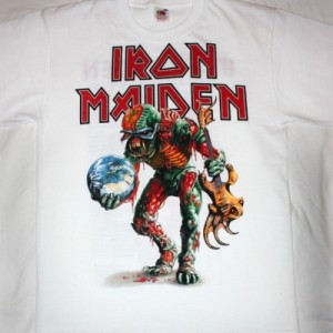 IRON MAIDEN THE FINAL FRONTIER TOUR 2011 NEW WHITE T-SHIRT