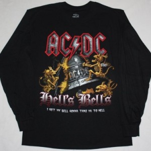 AC DC HELL'S BELLS AC/DC LONG SLEEVE T-SHIRT