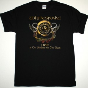 WHITESNAKE LIVE IN THE SHADOW OF THE BLUES NEW BLACK T-SHIRT