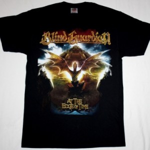 BLIND GUARDIAN AT THE EDGE OF TIME 2010 NEW BLACK T-SHIRT