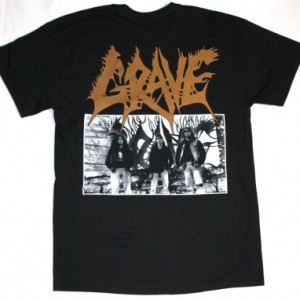 GRAVE YOU'LL NEVER SEE 2 NEW BLACK T-SHIRT