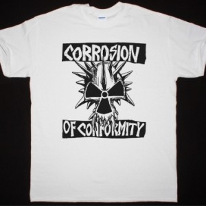CORROSION OF CONFORMITY EYE FOR AN EYE SKULL NEW WHITE T-SHIRT