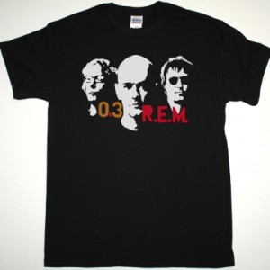 R.E.M. TOUR 03 NEW BLACK T-SHIRT