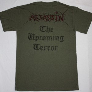 ASSASSIN THE UPCOMING TERROR'86  NEW KAKHI T-SHIRT
