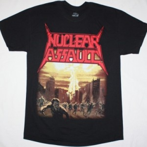 NUCLEAR ASSAULT GAME OVER '86  NEW BLACK T-SHIRT