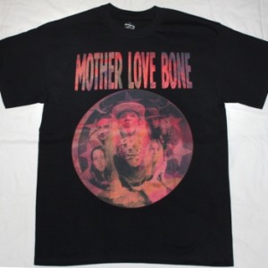 MOTHER LOVE BONE APPLE'90 NEW BLACK T-SHIRT