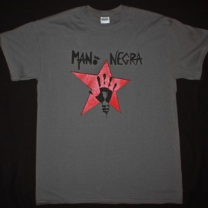 MANO NEGRA KING OF BONGO NEW GREY T-SHIRT