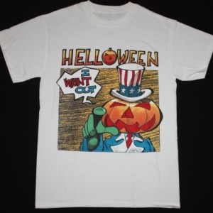HELLOWEEN I WANT OUT  NEW WHITE T-SHIRT