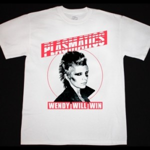 PLASMATICS WENDY WILL WIN NEW WHITE T-SHIRT