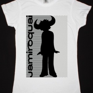 JAMIROQUAI EMERGENCY NEW WHITE LADY T-SHIRT