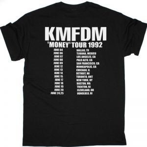 KMFDM MONEY  NEW BLACK T SHIRT