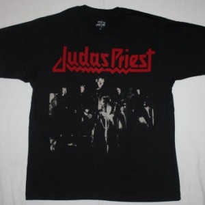 JUDAS PRIEST LIVING AFTER MIDNIGHT'80 NEW BLACK T-SHIRT