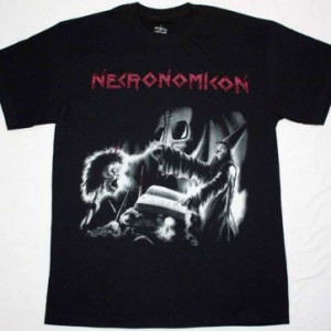 NECRONOMICON APOCALYPTIC NIGHTMARE '87 NEW BLACK T-SHIRT
