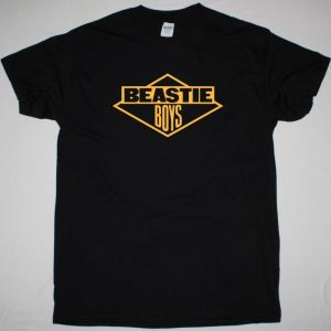 BEASTIE BOYS LOGO NEW BLACK T-SHIRT