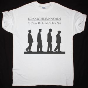 ECHO AND THE BUNNYMEN SONGS TO LEARN & SING NEW WHITE T SHIRT