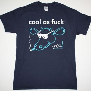 INSPIRAL CARPETS COOL AS FUCK NEW NAVY T SHIRT
