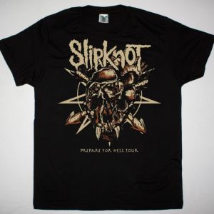 SLIPKNOT PREPARE FOR HELL TOUR NEW BLACK T SHIRT