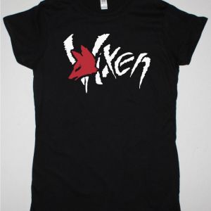 VIXEN LOGO NEW BLACK LADY T SHIRT