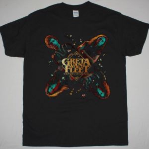 GRETA VAN FLEET WHEN THE CURTAIN FALLS NEW BLACK T SHIRT