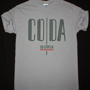 LED ZEPPELIN CODA NEW LIGHT GREY T SHIRT