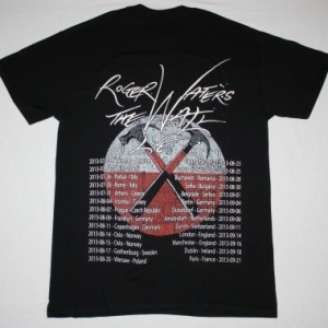 ROGER WATERS THE WALL LIVE 2013 TOUR EUROPE NEW BLACK T-SHIRT