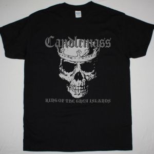 CANDLEMASS KING OF THE GREY ISLANDS NEW BLACK T-SHIRT