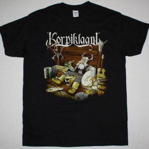 KORPIKLAANI VODKALANDIA NEW BLACK T-SHIRT