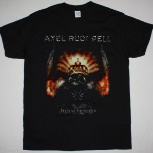 AXEL RUDI PELL TALES OF THE CROWN NEW BLACK T SHIRT