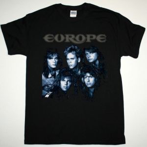 EUROPE OUT OF THIS WORLD NEW BLACK T-SHIRT