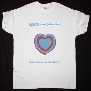 BUZZCOCKS EVER FALLEN IN LOVE NEW WHITE T SHIRT