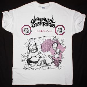 CHRONICAL DIARRHOEA SALOMO SAYS NEW WHITE T-SHIRT