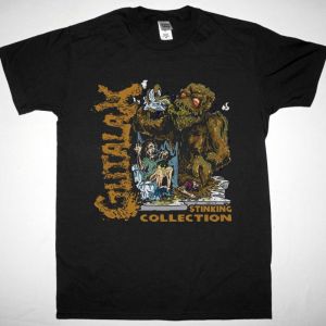 GUTALAX  STINKING COLLECTION NEW BLACK T-SHIRT