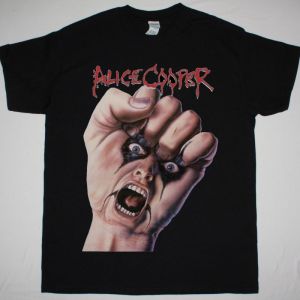 ALICE COOPER RAISE YOUR FIST AND YELL NEW BLACK T SHIRT