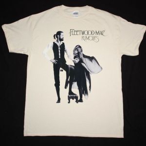 FLEETWOOD MAC RUMOURS 1977 NEW NATURAL T SHIRT