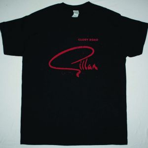 GILLAN GLORY ROAD 1980 NEW BLACK T-SHIRT