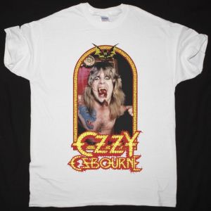 OZZY OSBOURNE SPEAK OF THE DEVIL NEW WHITE T-SHIRT