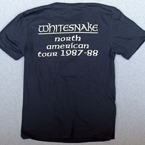 WHITESNAKE BAND NEW BLACK T-SHIRT