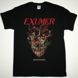 EXUMER HOSTILE DEFIANCE NEW BLACK T-SHIRT
