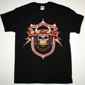 L.A. GUNS THE DEVIL YOU KNOW NEW BLACK TSHIRT