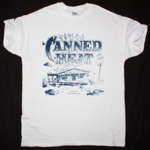 CANNED HEAT THE BOOGIE ASSAULT NEW WHITE T SHIRT