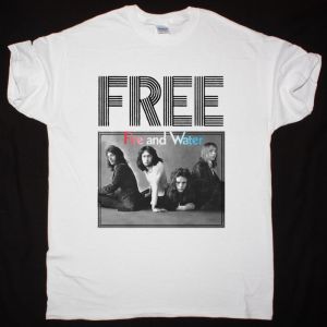 FREE FIRE AND WATER NEW WHITE T SHIRT