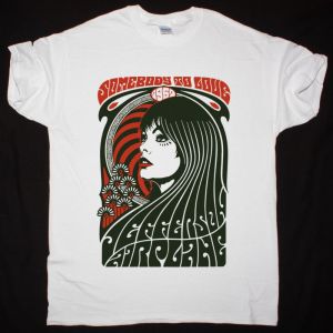 JEFFERSON AIRPLANE SOMEBODY TO LOVE NEW WHITE T SHIRT
