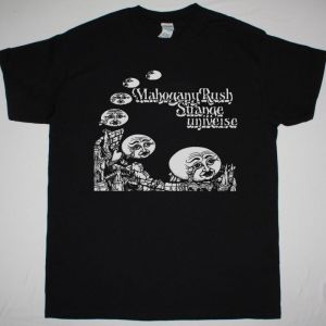 MAHOGANY RUSH STRANGE UNIVERSE 1975 NEW BLACK T SHIRT
