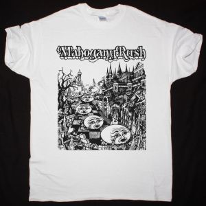 MAHOGANY RUSH STRANGE UNIVERSE IN WHITE NEW WHITE T SHIRT