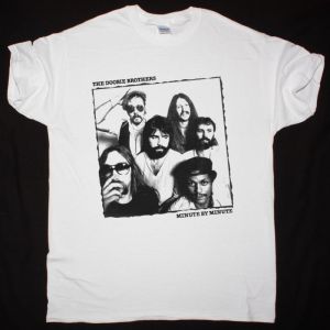 THE DOOBIE BROTHERS MINUTE BY MINUTE NEW WHITE T SHIRT