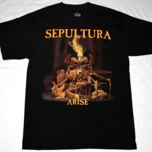 SEPULTURA ARISE'91  NEW BLACK T-SHIRT